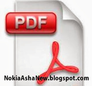 PDF reader application download for Nokia Asha 501