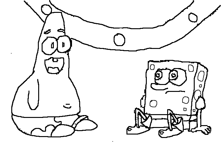 Spongebob and Patrick Playing
