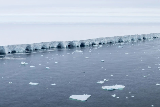 Ice melting in Antarctica