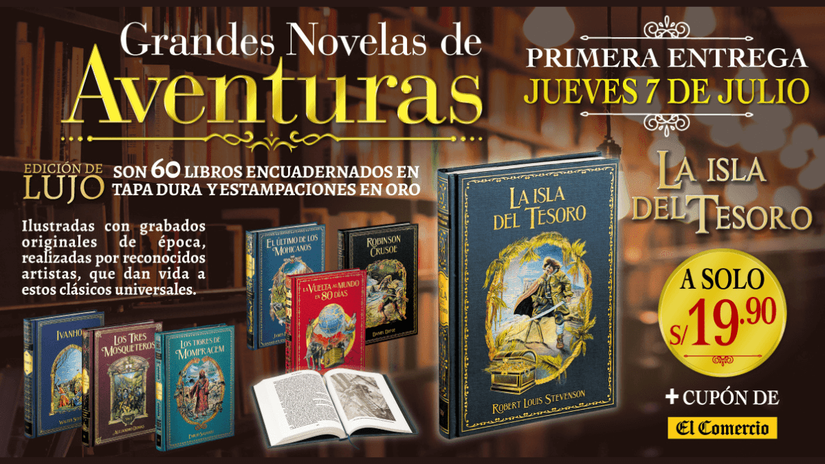 voz Ten confianza pesadilla Colecciones Chéveres: Colección Grandes novelas de aventuras El Comercio  Perú