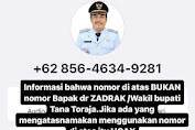  Pernyataan Resmi dr Zadrak Tombeg Mengenai Kasus Penipuan Menggunakan Nomor WA dan Foto Profilnya