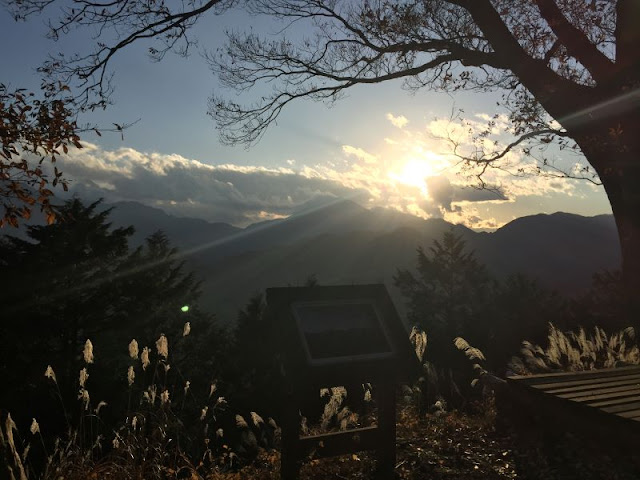 峰山の山頂からの風景