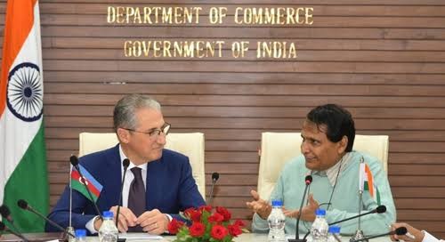 India-Azerbaijan sign protocol on trade and Economic Science and Technology Cooperation