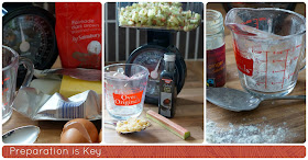 Getting muffin ingredients together - 'growourown.blogspot.com' - an allotment blog