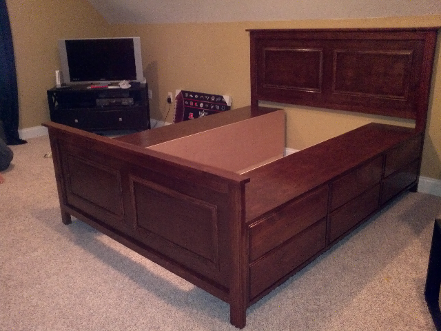 platform bed frame diy