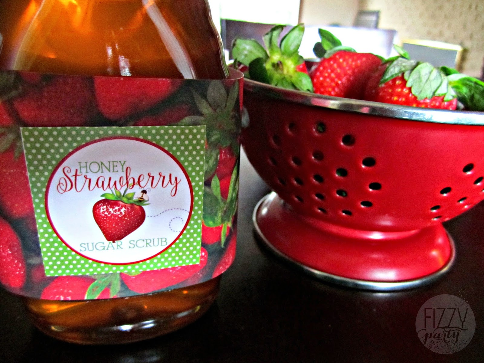 Honey strawberry sugar scrub ingredients 