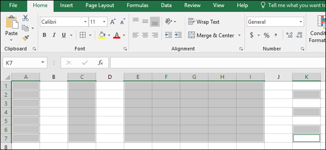 selezionare più celle in diverse colonne excel