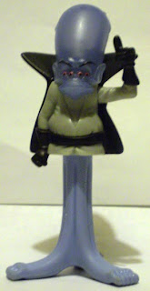 Front of McDonald's Gallaxhar figurine from 2009 Monsters vs. Aliens Happy Meals