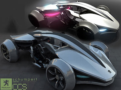 Peugeot Sport Cars Epine Concept Cars Inspired by Formula One and Motorcycles
