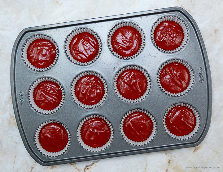 Halloween Bloody Red Velvet Cupcakes