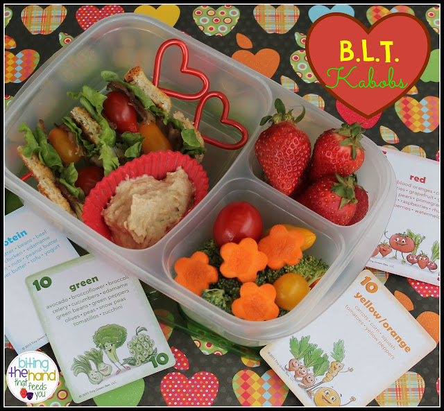 BLT school work healthy easy quick lunch bento skewers kebabs kebobs 