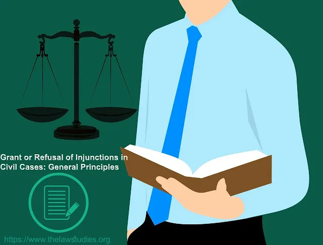 Grant or Refusal of Injunctions in Civil Cases