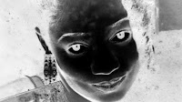 photo-negative of a person’s face