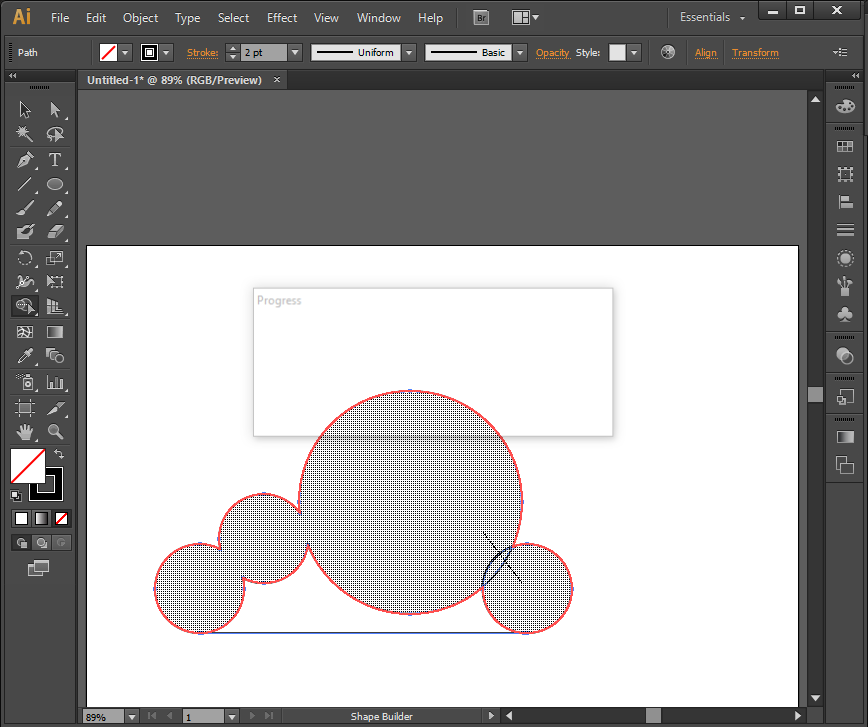 Cara Membuat Vektor Awan di Adobe Illustrator
