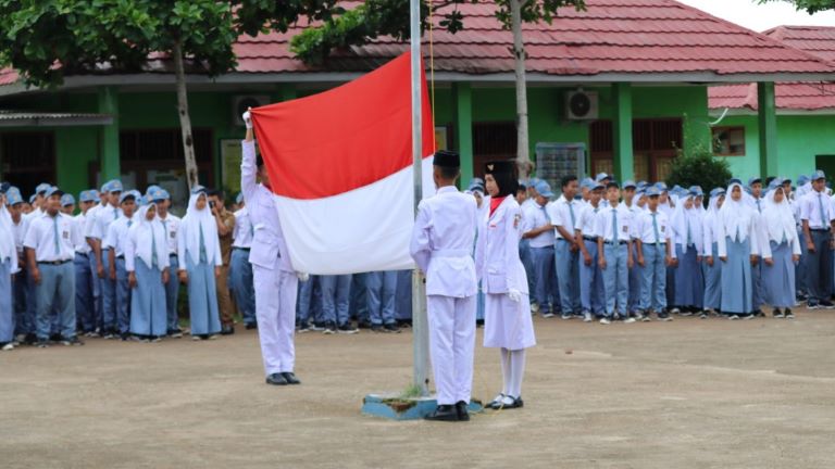 absen siswa upacara bendera