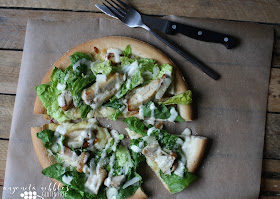 Cheesy Chicken Caesar Salad Pizza | Anyonita-Nibbles.co.uk