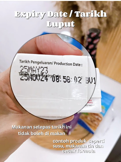 Cara kenal label tarikh luput, tarikh luput makanan