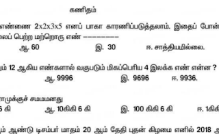 SEAS - Class 6th Maths Model Question Papers - PDF