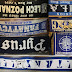 Lech Poznan banners taken by Widzew Lodz