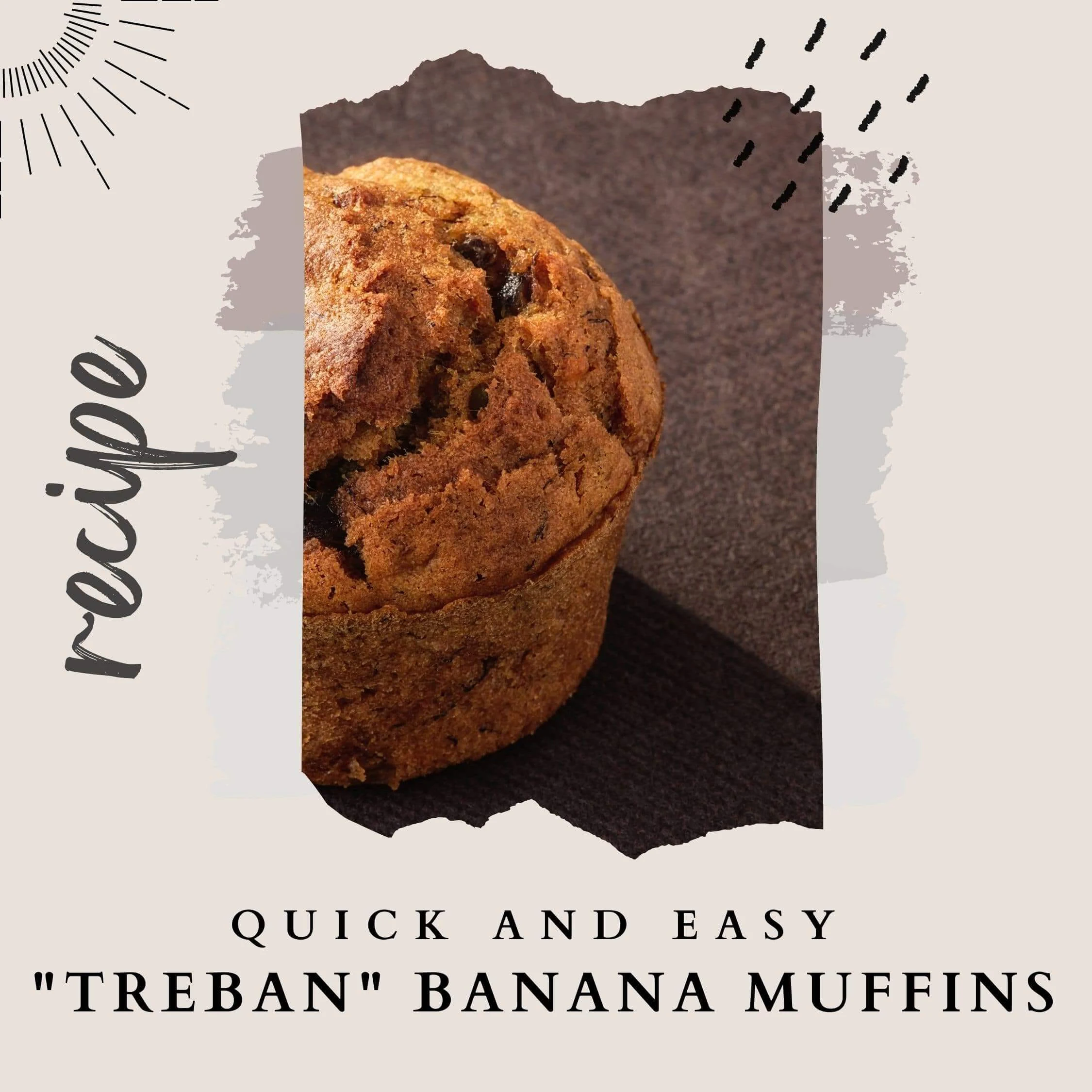 Quick and Easy "Treban" Banana Muffins Recipe even for beginners