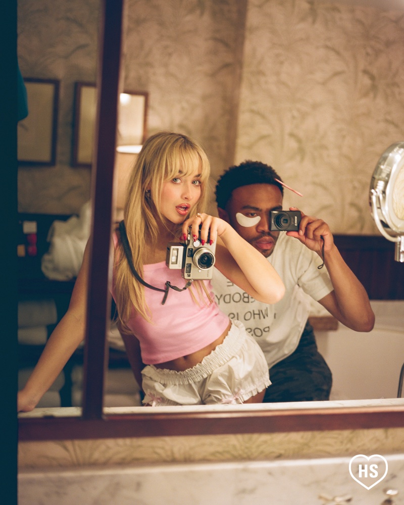 Sabrina Carpenter and Kevin Abstract for Highsnobiety