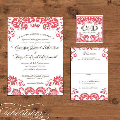 damask diy printable wedding invitation design