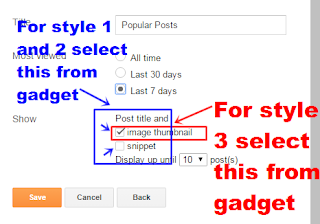 Today inward this article nosotros are going to explicate How to add together pop posts widget amongst iii d New Popular Posts Widget 2016 With 3 Styles For Blogger