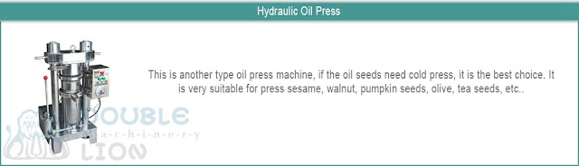 hydraulic oil press for cold press, the key equipment of small oil plant