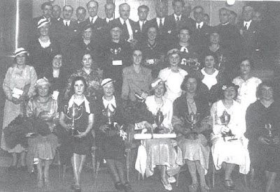 Jugadoras y organizadores del I Campeonato Femenino de Ajedrez, Madrid 1934