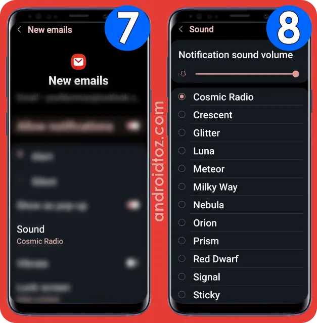 Steps to Change Notification Sound Picture 4