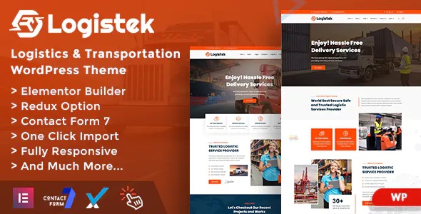 Best Logistics & Transportation WordPress Theme