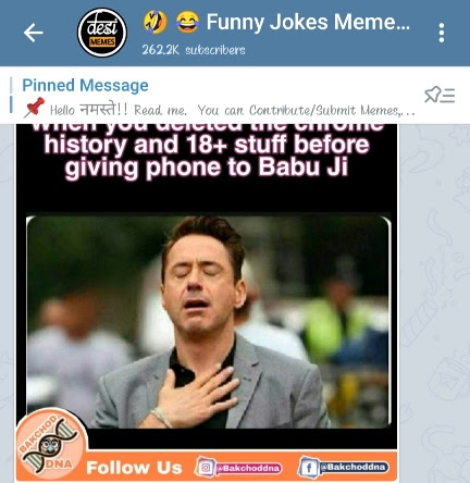 Top 10 Memes Channel On Telegram Indian Meme Telegram Channel