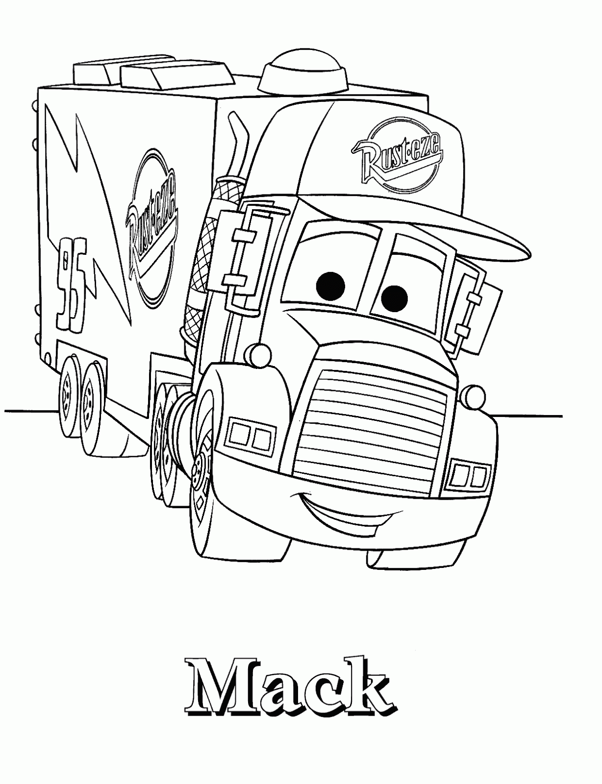 Download FUN & LEARN : Free worksheets for kid: Lightning Mcqueen Coloring Pages , Disney Cars Coloring Pages
