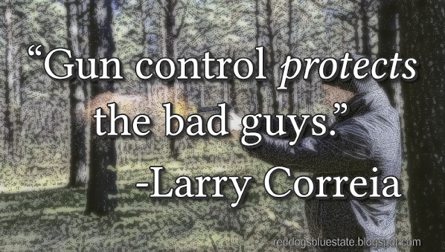 “Gun control _protects_ the bad guys.” -Larry Correia