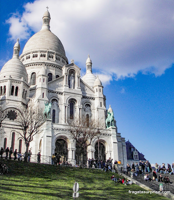 Basílica de Sacre Coeur em Montmartre, Paris