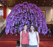 Inside the lobby of the Grand Hotel (grand hotel flowers)