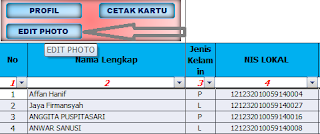 Aplikasi Kartu Pelajar/Siswa Format Excel  Download Url Guru