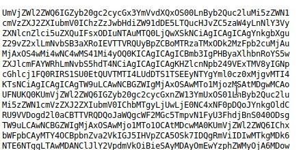 การ Base64 Decode