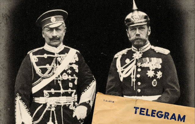 Император Российской империи Николай II и император (кайзер) Германской империи Вильгельм II