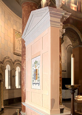 Shrine of the Sacred Heart of Jesus at the Cathedral Basilica of Saint Louis, in Saint Louis, Missouri, USA - back