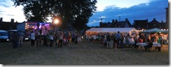 029 Dancing, french band, and fireworks..Chatillon-Collogney