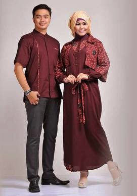 baju batik sarimbit couple untuk pasangan modern model  - Model Baju Batik Couple Terbaru