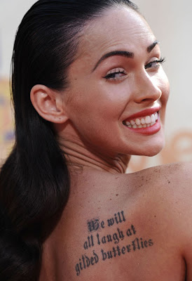 Megan Fox Tattoos