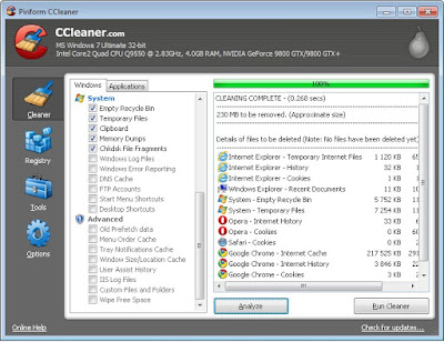 Download Pembersih PC CCleaner 5.09 Terbaru