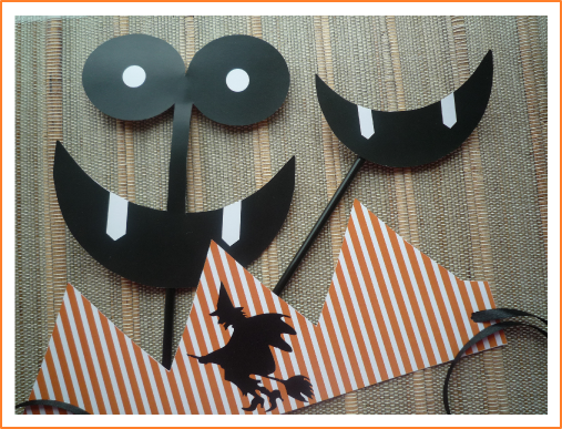 Free halloween printable masks from BistrotChic