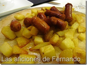 Chistorra con patatas