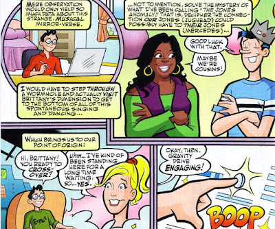 archie meets glee brittany dilton dc comics