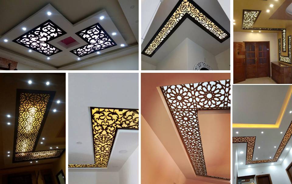 16 Modern CNC False Ceiling Corner Designs Ideas - Decor Units