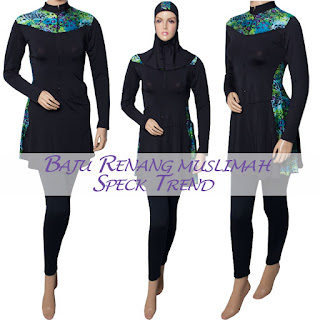 Baju Renang Muslimah Speck Wanita Trend