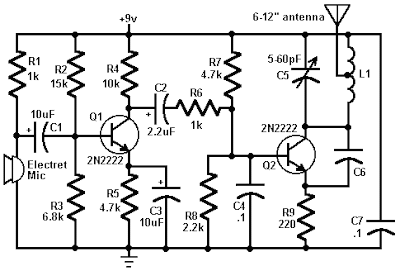   FM Transmitter Circuit Diagram